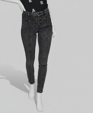 Karl Lagerfeld Paris Womens Gray Super Stretc...