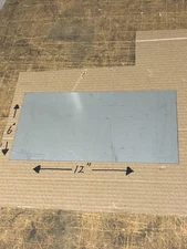 20 Gauge (0.035” Thick) T-304 Stainless Steel Sheet Metal 6” x 12” - New