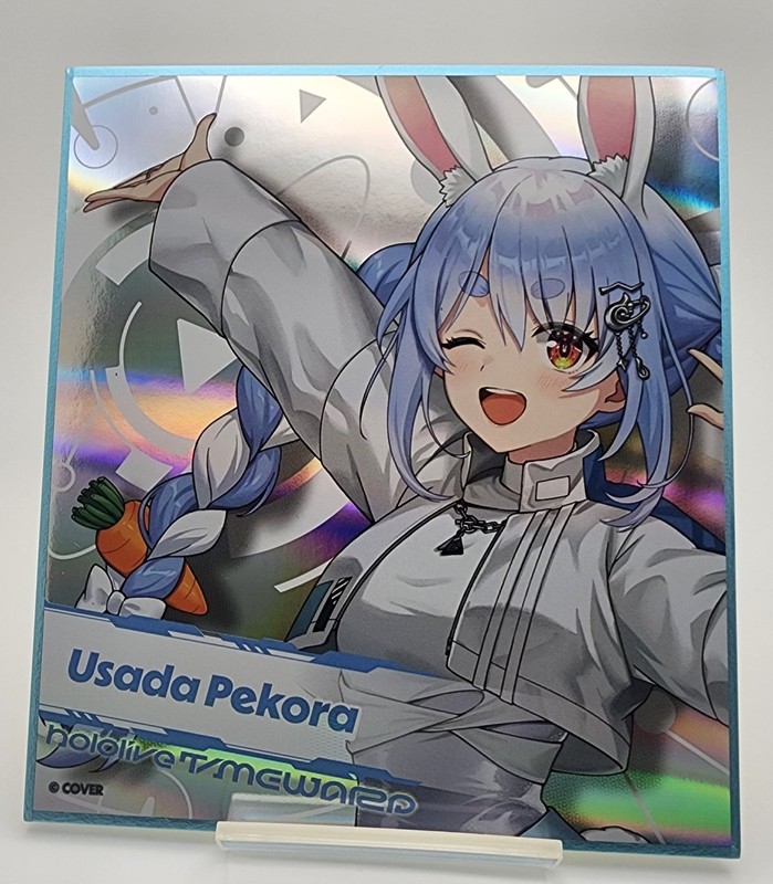 Usada Pekora hololive SUPER EXPO 2026 Shikishi Message Board Gen 1 + Gamers
