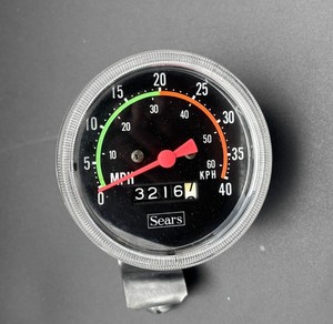 Vintage SEARS bicycle speedometer NICE muscle bike/custom