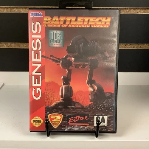 BattleTech: A Game of Armored Combat (Sega Genesis) CIB Complete + Reg &Poster!