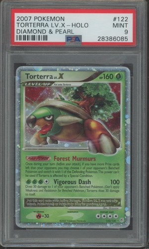 Torterra LV.X graded PSA 9 for sale on eBay