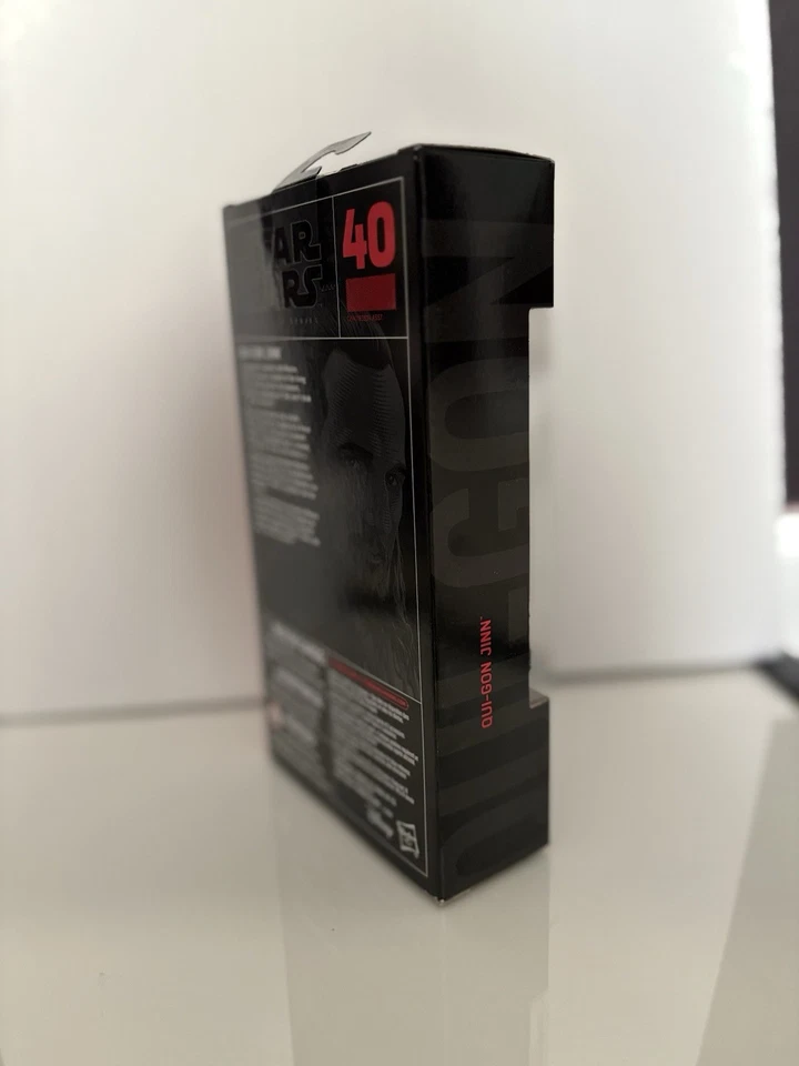 Figura de acción de Star Wars The Black Series #40 Qui-Gon Jinn ¡SELLADA! Foto 4 de 4