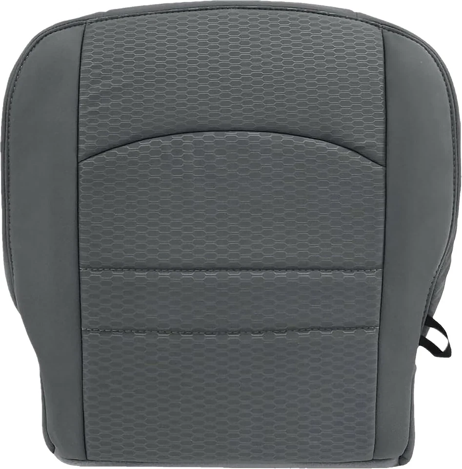 Gray Cloth Driver Side Bottom Seat Cover Compatible with Dodge Ram 1500 2500 350