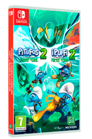 LOS PITUFOS 2: EL PRISIONERO DE LA PIEDRA VERDE SWITCH PAL ESPAÑA NUEVO