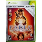 Fable The Lost Chapters Best Of Platinum Hits - Microsoft Xbox Pristine