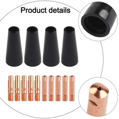 For MIG Welding Gasless Nozzle Tips Kit Perfect for 14AK and 15AK Torch Models