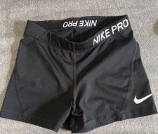 Nike Pro Women's Sz M Black Dri-FIT 3" Compression Volleyball Shorts