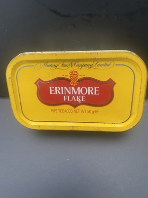 Tin Tobacco Murray's Empty ERINMORE FLAKE Tobacco Tin Collectible Vintage