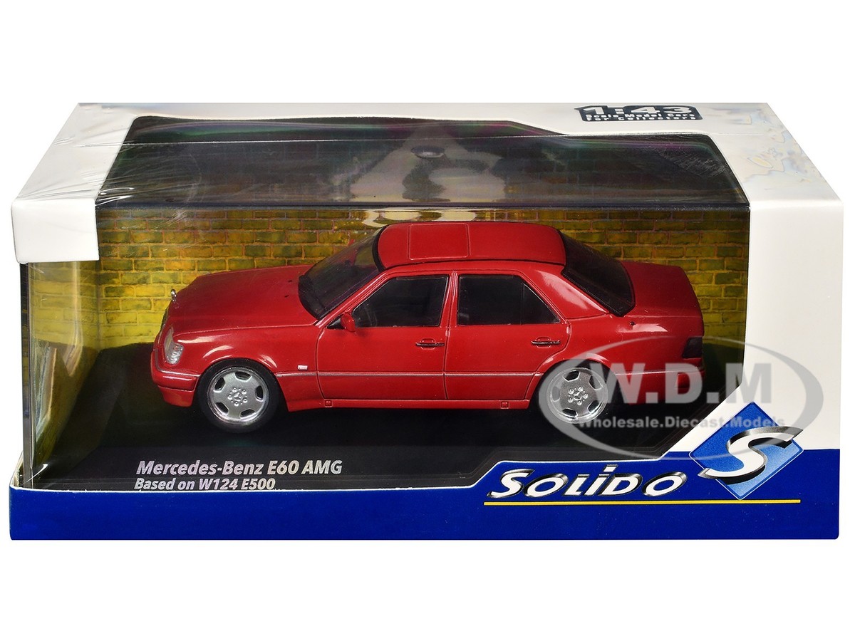 1994 MERCEDES-BENZ (W124) E60 AMG SIGNAL RED 1/43 DIECAST BY