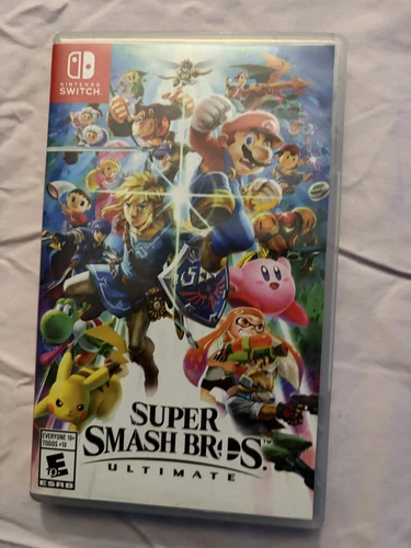 Super Smash Bros. Ultimate (Nintendo Switch, 2018) Game In Case Excellent