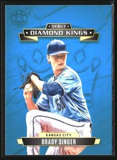 2021 Panini Diamond Kings Debut Brady Singer #DDK-KR Kansas City Royals