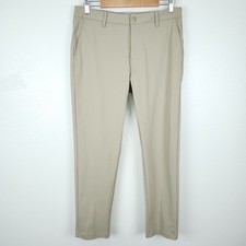 Quince Men Protech Golf Pant Sand Dune Pants 32X30 Tan Khaki NWOT