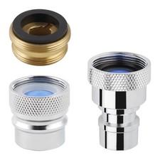 Portable Dishwasher Faucet Adapter 2PCS, Metal Kitchen Sink Faucet Adapter Co...