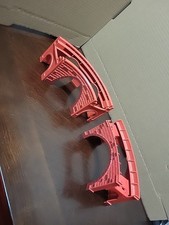 Imaginarium Wooden Train Red Brick Arch Bridge Track Pieces Lot of 2