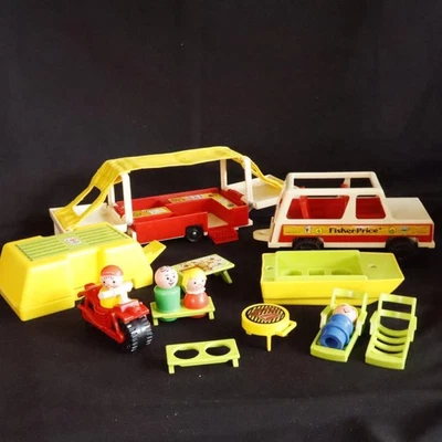 Coffret de jeu complet Fisher Price Little People Play Family Car Camper... - Photo 1/4