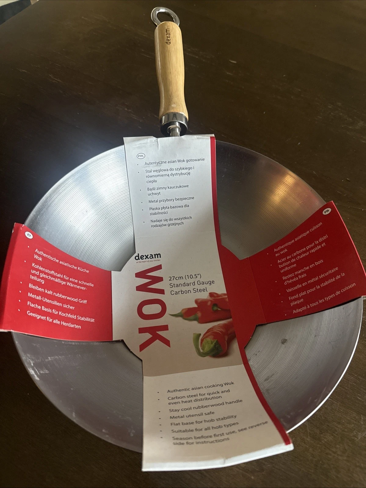 Dexam Wok 10.5 Inch Standard Gauge Carbon Steel Wok For Authentic Asian Cooking
Opens in a new windo