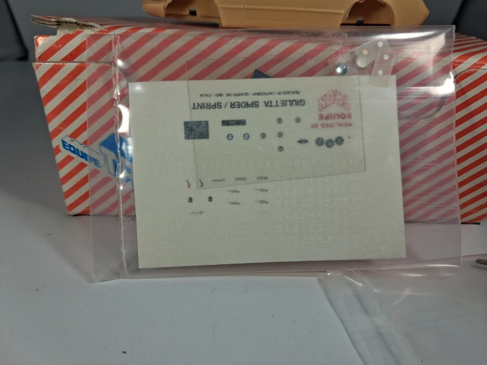 KIT TRON ALFA ROMEO GIULIETTA SPORTIVA CABRIO BERTONE SCALA 1/43 - Immagine 3 di 4