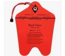 Ski Boot Horn - Helps Put on Ski Boots, hiking boots, mountaineering boots etc.