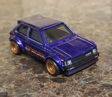 LOOSE Hot Wheels Ronin Run '81 Toyota Starlet KP61 1:64 Car - Dark Purple