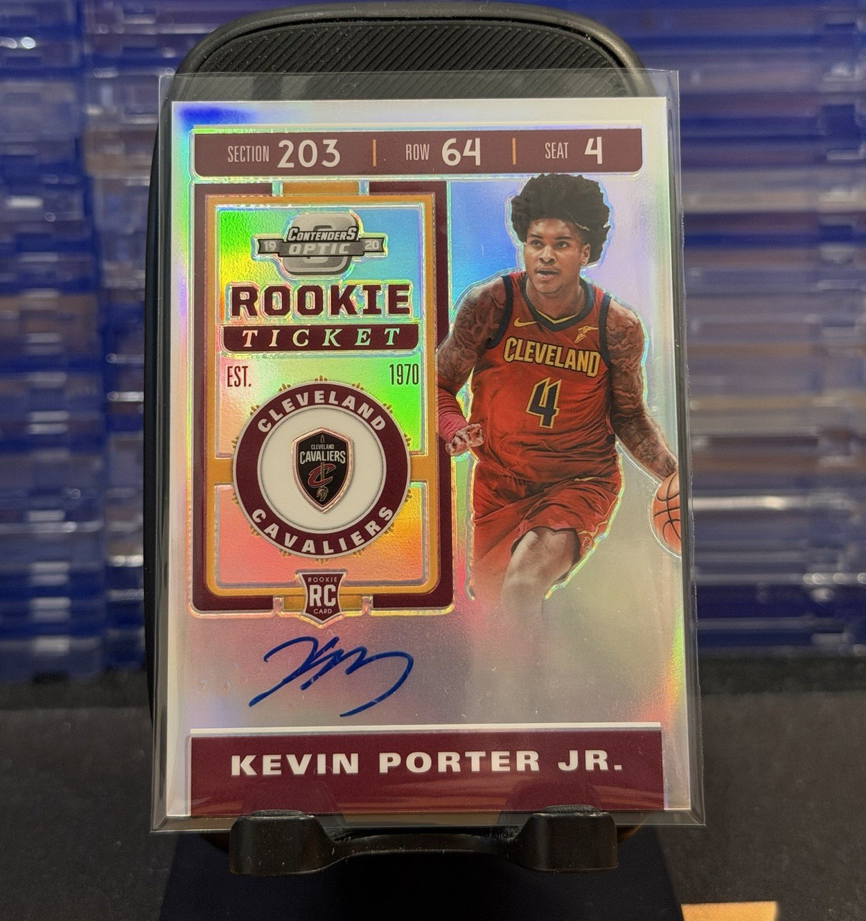 Panini 2019-20 Contenders Optic Rookie Ticket Kevin Porter Jr Auto RC #127