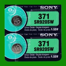 Sony 371 SR920SW Watch Battery - 2Pc