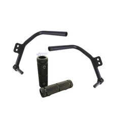 Racing Go Kart Brake/Throttle Pedals Black Power Coat 1/2" Tube with Black Grip