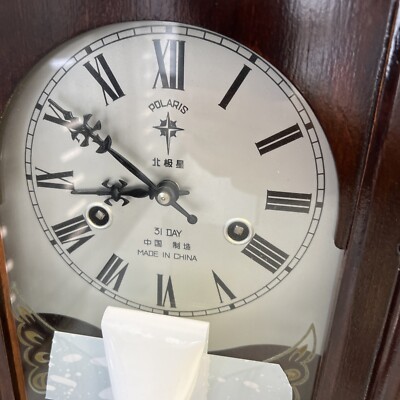 New ⏰ Polaris 31 Day Wall Clock Winding Key Included( Need Oil