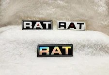 RAT Distortion Pedal Sticker Set...HOLOGRAPHIC