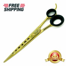 ZEEPK 8" BARBER SALON HAIR CUTTING HAIR DRESSING SHEAR SCISSOR GERMAN MADE GOLD