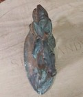 Vintage Cast Iron Japanese Native American Ingenious Chief Horse Rider Figurines — photo 3