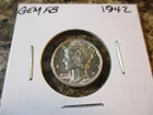 1942 MERCURY DIME GEM FB    WWA