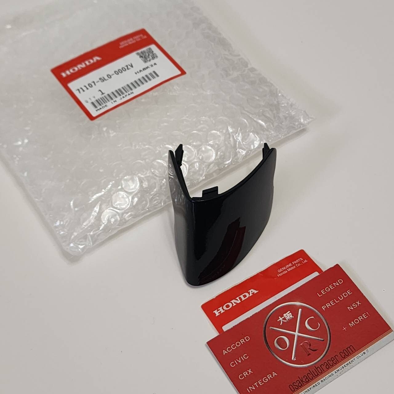 Genuine OEM 91-01 Acura NSX Front Bumper Tow Hook Cover Cap Midnight Purple New
