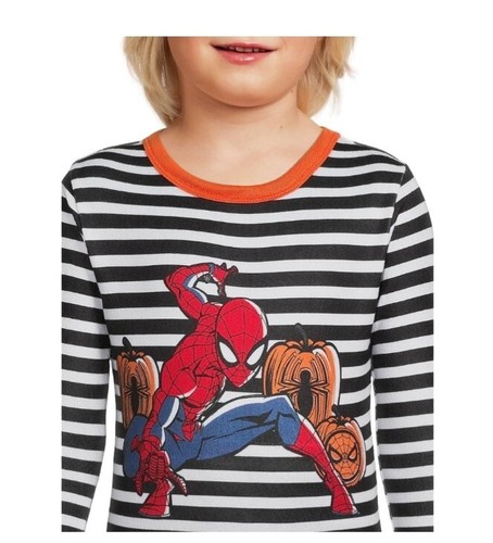 Marvel Boys Spiderman Halloween Pajama Set, 2-Piece, Size 10 New - Picture 3 of 5