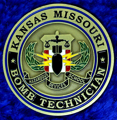 US Marshal Kansas Missouri Bomb Tech Working Group Challenge Coin PT-17