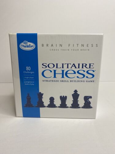 Challenge Your Mind - Brand New & Sealed ThinkFun Solitaire Chess! Great Game ! - Picture 1 of 6