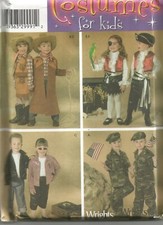 3997 Simplicity Sewing Pattern UNCUT Western Cowboy Cowgirl Pirate Army Costumes
