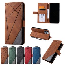Magnetic Leather Flip Stand Card Wallet Case For iPhone 17 16E 15 14 13 12 11 7