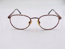 Vintage Luxottica 440 Tortoise Metal Oval Sunglasses Italy FRAMES ONLY