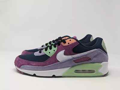 Nike Air Max 90 NRG Shoes Light Bordeaux Armory Navy Men Size 14 DM0035-500
