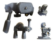 Lot Of 4 Assorted Action GoPro Camera Tripod Plate, Mounts, Adapters, Levers