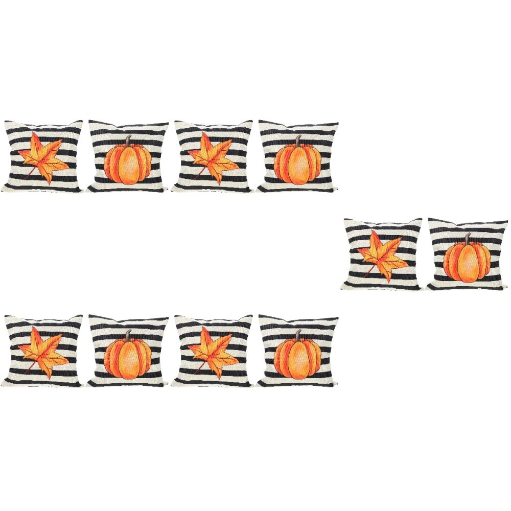 5 Count Kürbis Kissen Kissenbezüge Für Die Couch Herbst Kissenbezug