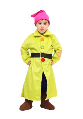 VESTITO DI CARNEVALE PEGASUS Bambini Cucciolo 7 Nani 0650 Travestimento  Costume | eBay