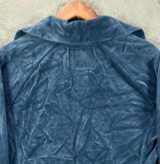 Chaqueta deportiva de terciopelo EVERLAST Boxing Equipment 90 para mujer grande azul denim brezo Foto 3 de 4