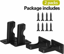 2PCS Baseball Bat Wall Mount Bat Display Rack Bat Hangers for Horizontal Display