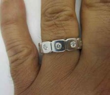 14K Gold Diamond Wedding Band Diamond 1/2 Carat F-VS2  9.9 Grams Value 5,950