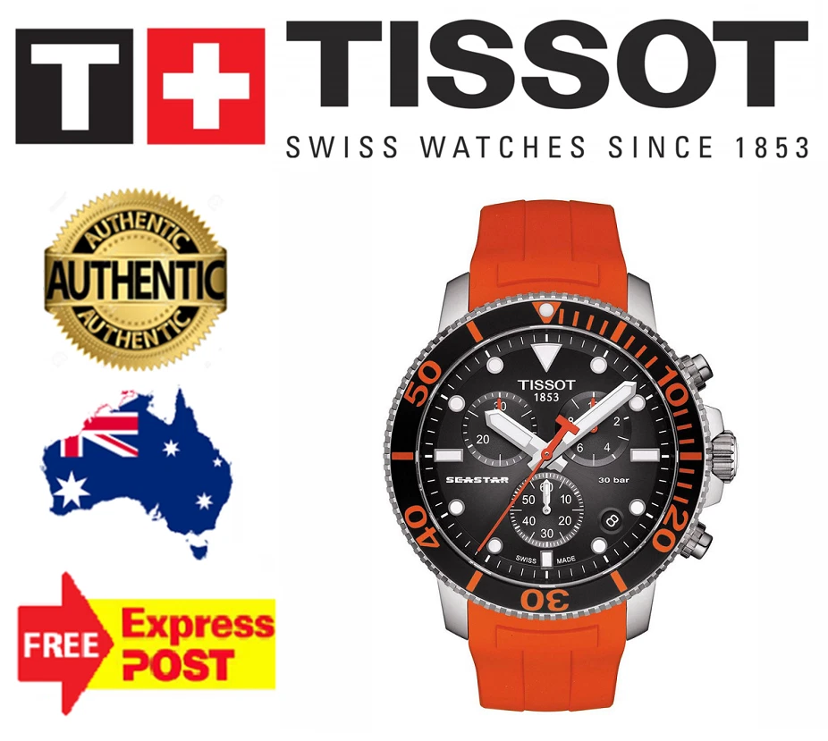 Tissot seastar clearance 1000 automatic orange