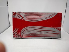 Vintage Metal 35mm Slide Storage Case Vintage 150 Slots Hand Painted Unique