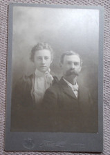 Litchfield Illinois Cabinet Portrait of young beautiful couple Tennyson Studio