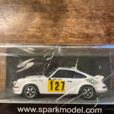 SPARK 1/43 Porsche 911 Carrera RS 2.7 No.127 Monte Carlo Rally